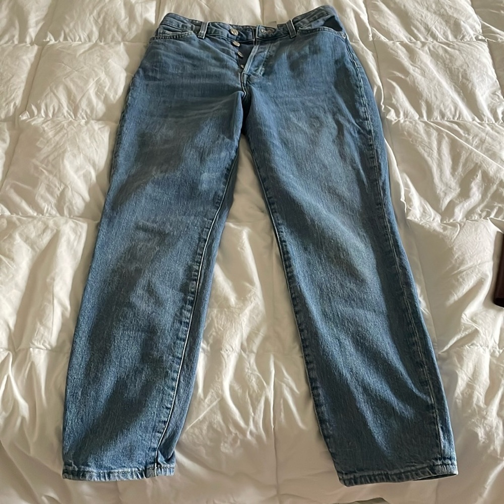 H&M High Rise Mom Jeans